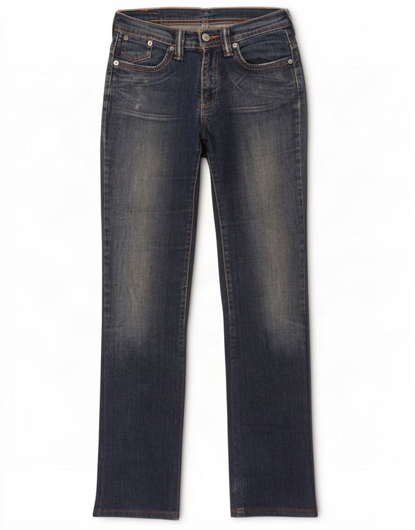 Женские прямые джинсы Levi's W28 L34 синие, хлопок