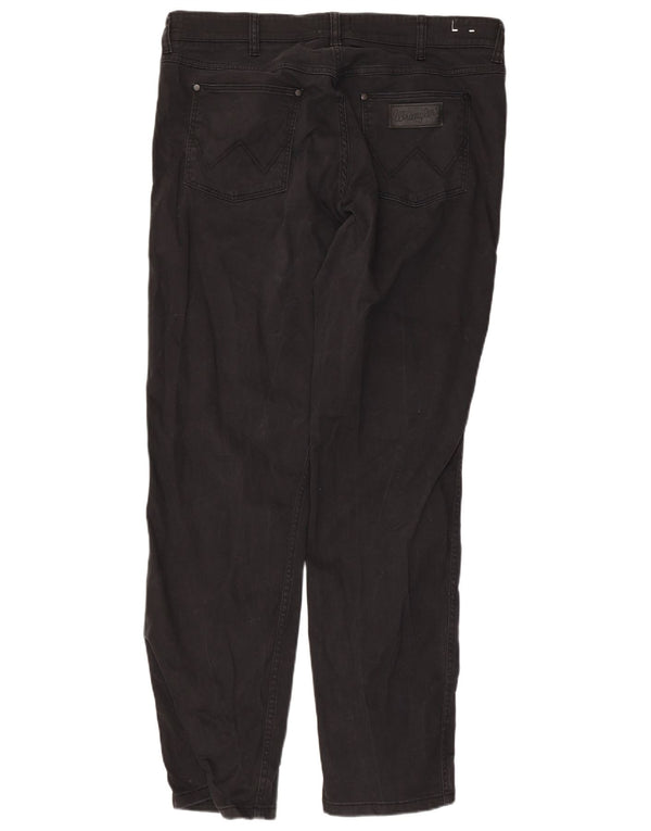 Мужские брюки Wrangler Greensboro Regular, прямые повседневные брюки W36 L32, черные
