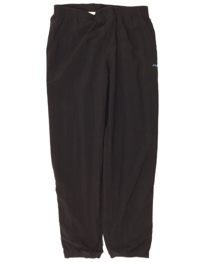 Fila Мужские спортивные брюки Джоггеры IT 54 XL Черный Полиэстер