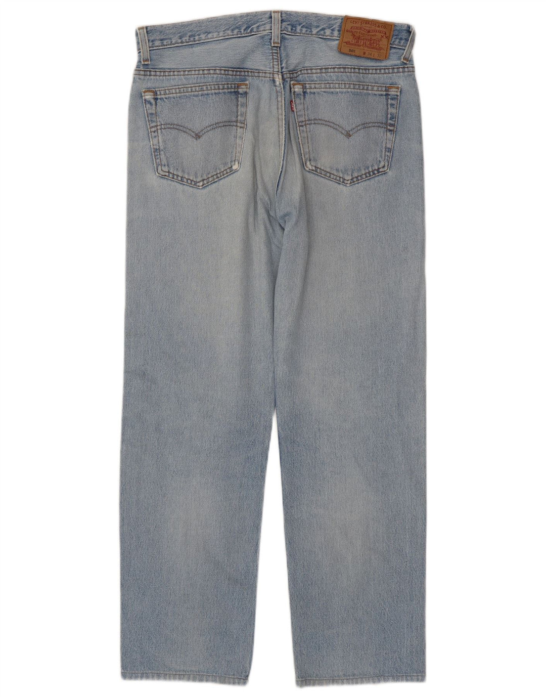 Мужские прямые джинсы Levi's 501 W34 L29, синий хлопок