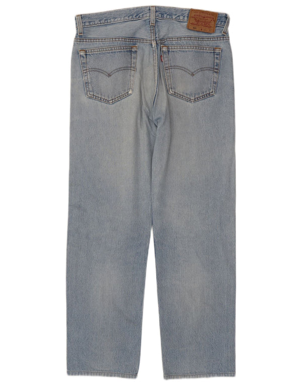 Мужские прямые джинсы Levi's 501 W34 L29, синий хлопок
