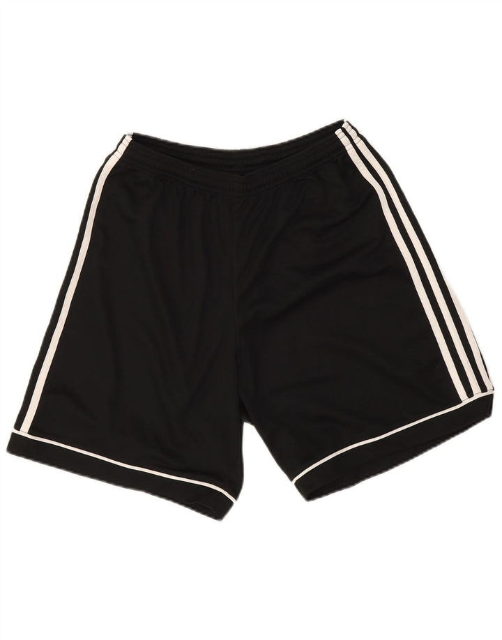 Мужские спортивные шорты Adidas Climalite, средний черный полиэстер
