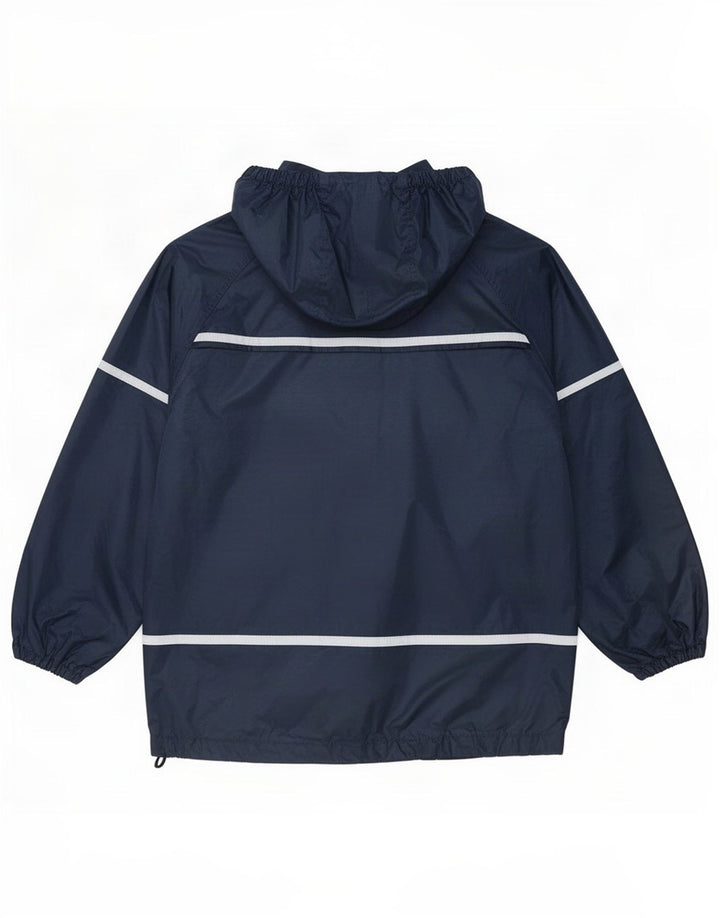 Дождевик с капюшоном Dickies для мальчиков 11–12 лет, темно-синий, полиэстер