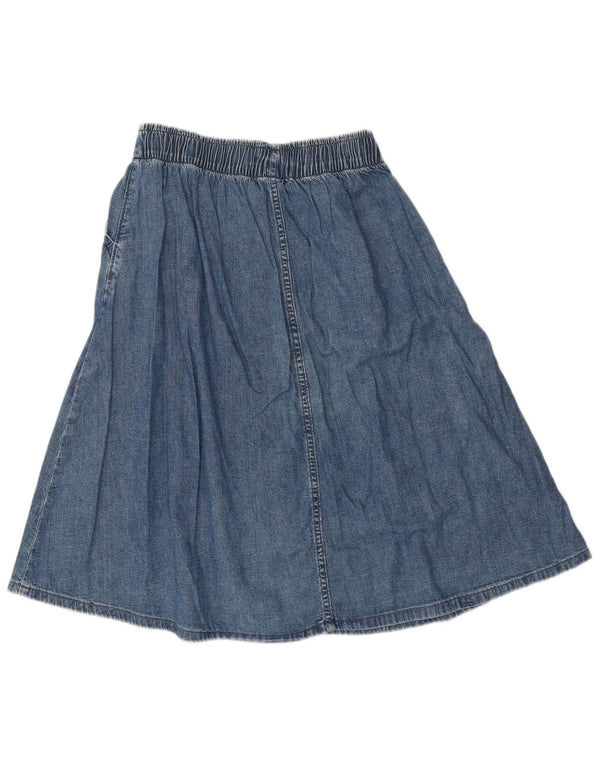 Женская джинсовая юбка Levi's W27, маленькая синяя, хлопок