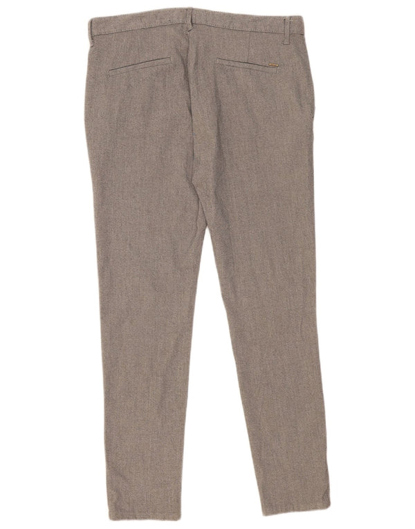 Мужские узкие брюки-чиносы Zara EU 42, большие W32 L30, серые