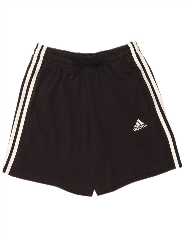 Мужские спортивные шорты Adidas, маленькие черные, хлопок