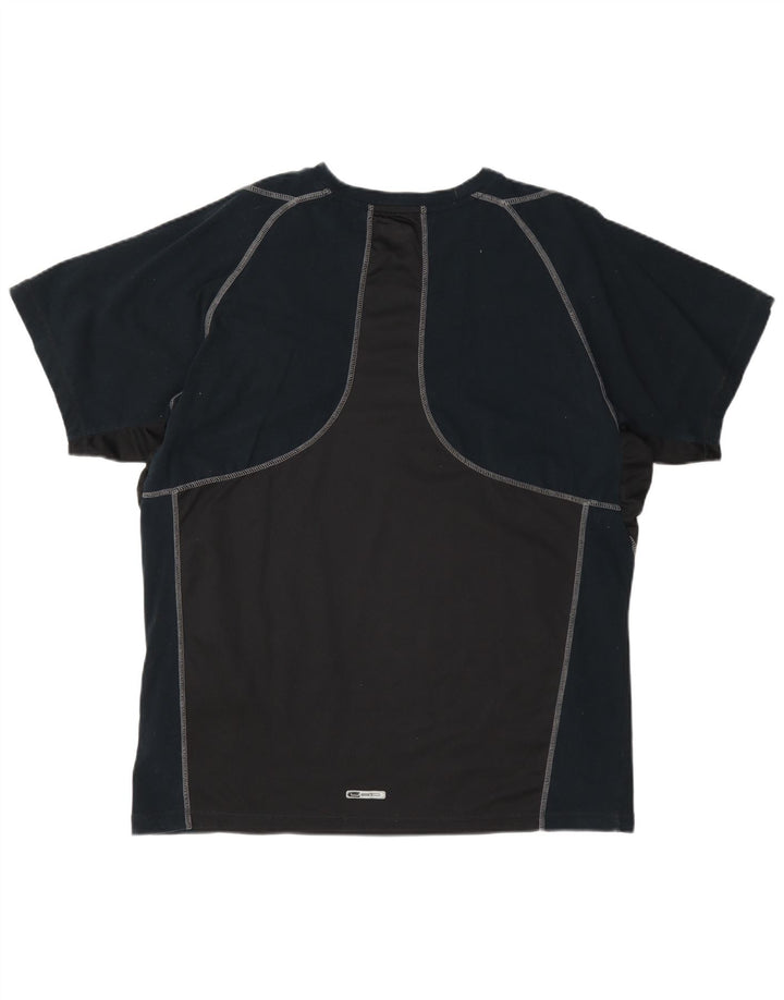 Мужская футболка Puma Top XL темно-синяя с цветными блоками