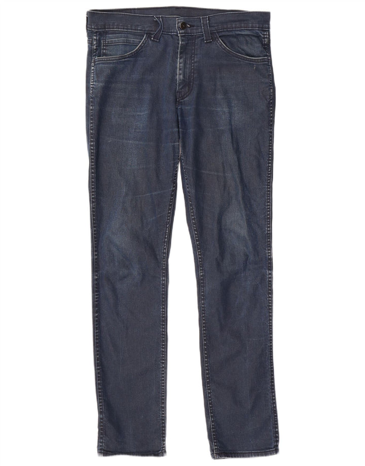 LEVI'S Mens 511 Cropped Slim Jeans W33 L23 Navy Blue Cotton