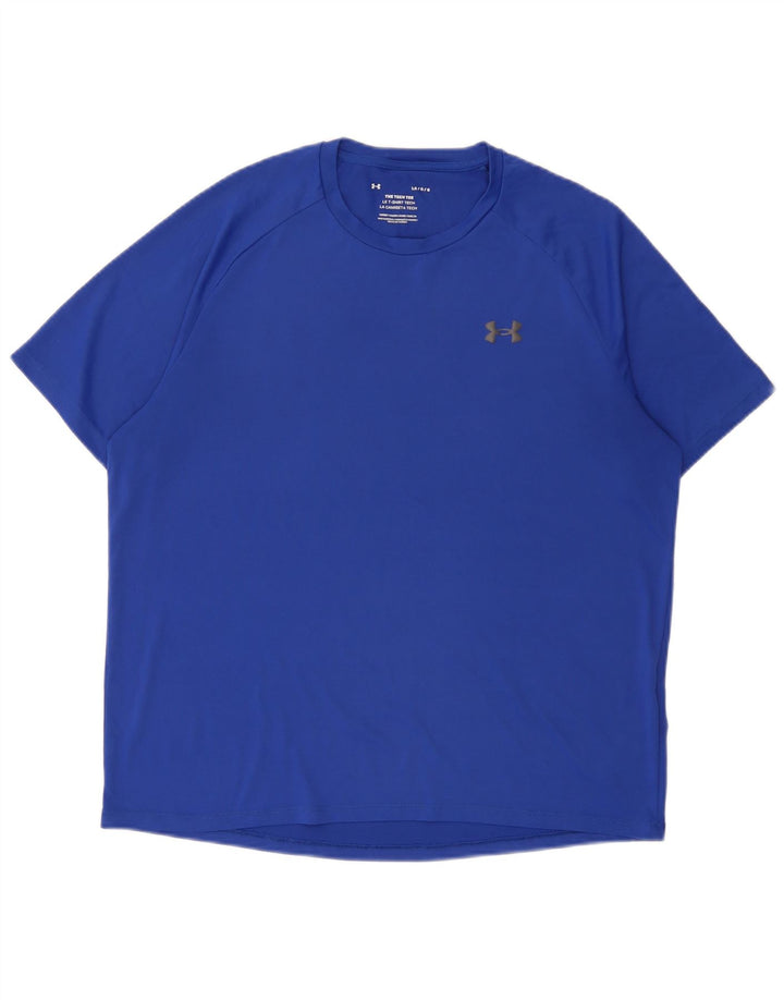 Мужская футболка Under Armour, большой синий полиэстер