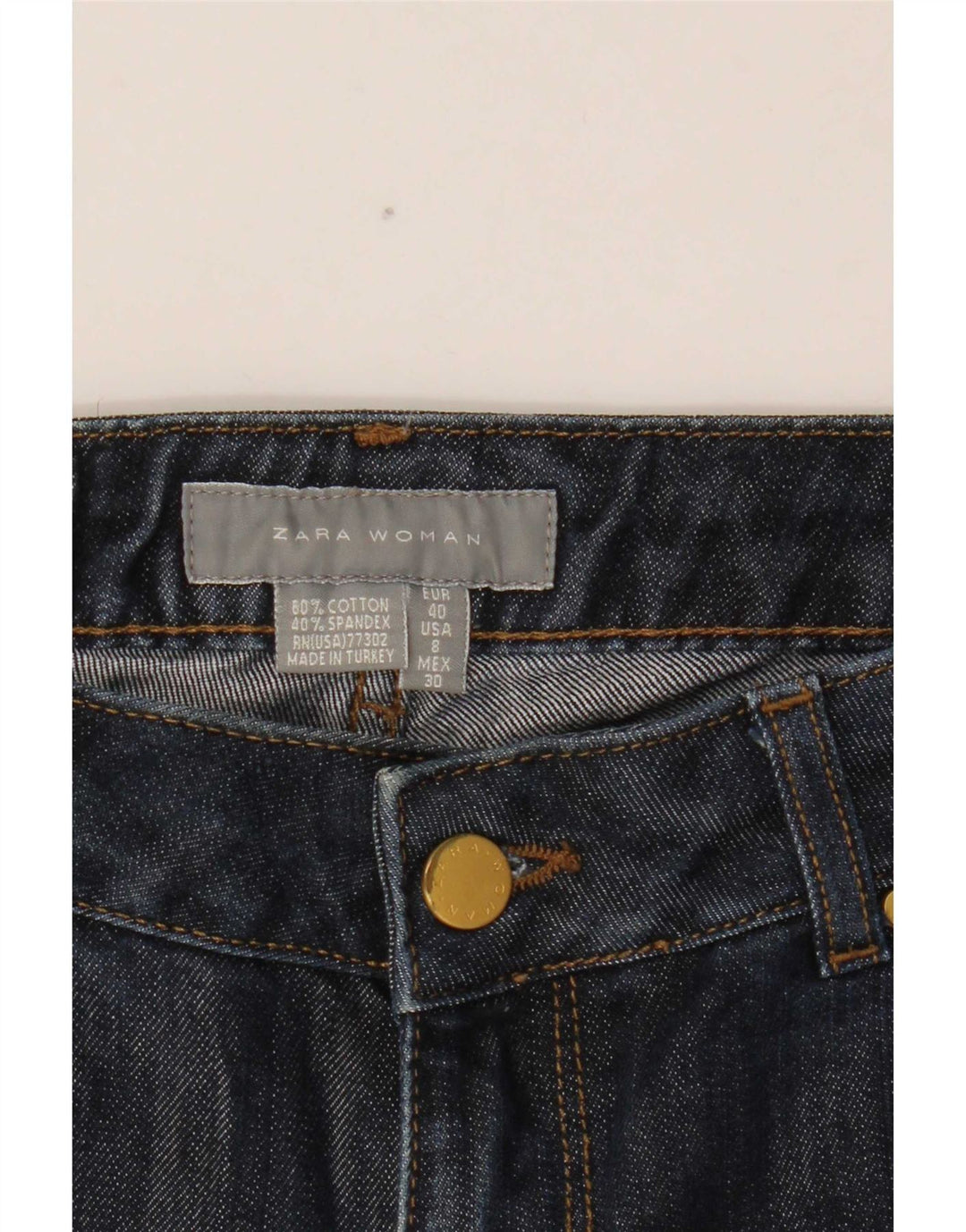Женские джинсовые шорты Zara EU 40 Medium W30 Темно-синие, хлопок
