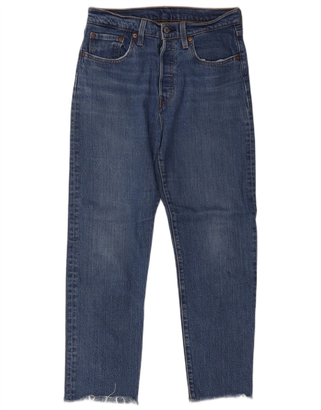 Женские прямые джинсы Levi's 501 W27 L26 синие, хлопок