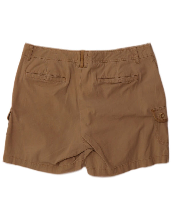 Dockers Womens Cargo Shorts US 12 Large W34 Beige Cotton
