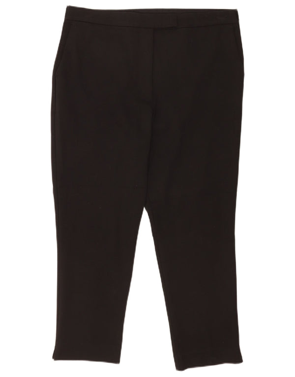 Женские узкие укороченные брюки Marks & Spencer UK 16, большие W34 L24, черные