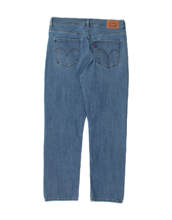 LEVI'S Womens Classic Fit Straight Jeans US 8 Medium W32 L27 Blue Cotton Vintage Levi's and Second-Hand Levi's from Messina Hembry 