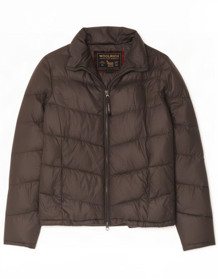 Женская стеганая куртка Woolrich UK 14, средний серый цвет