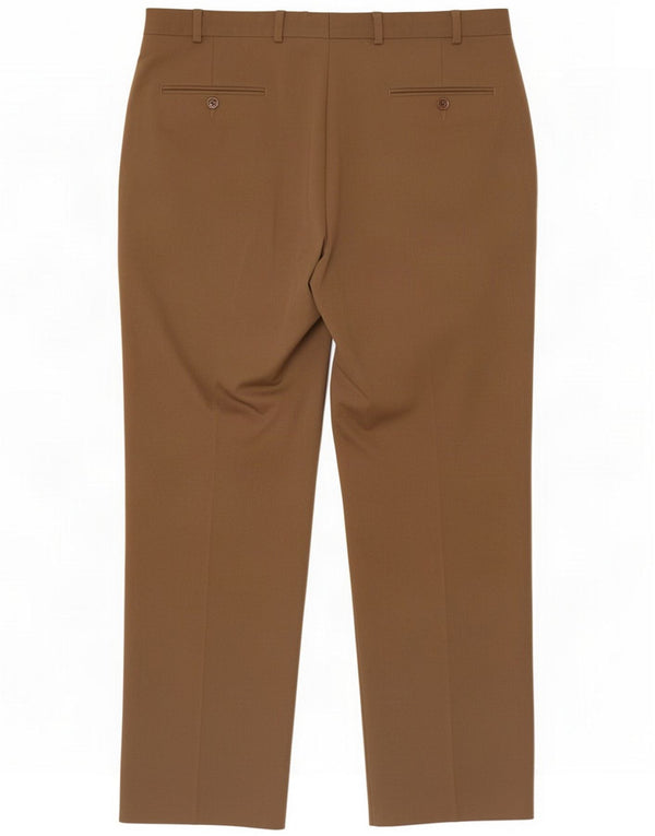 Brooks Brothers Мужские прямые костюмные брюки 346 W38 L30 Коричневая шерсть