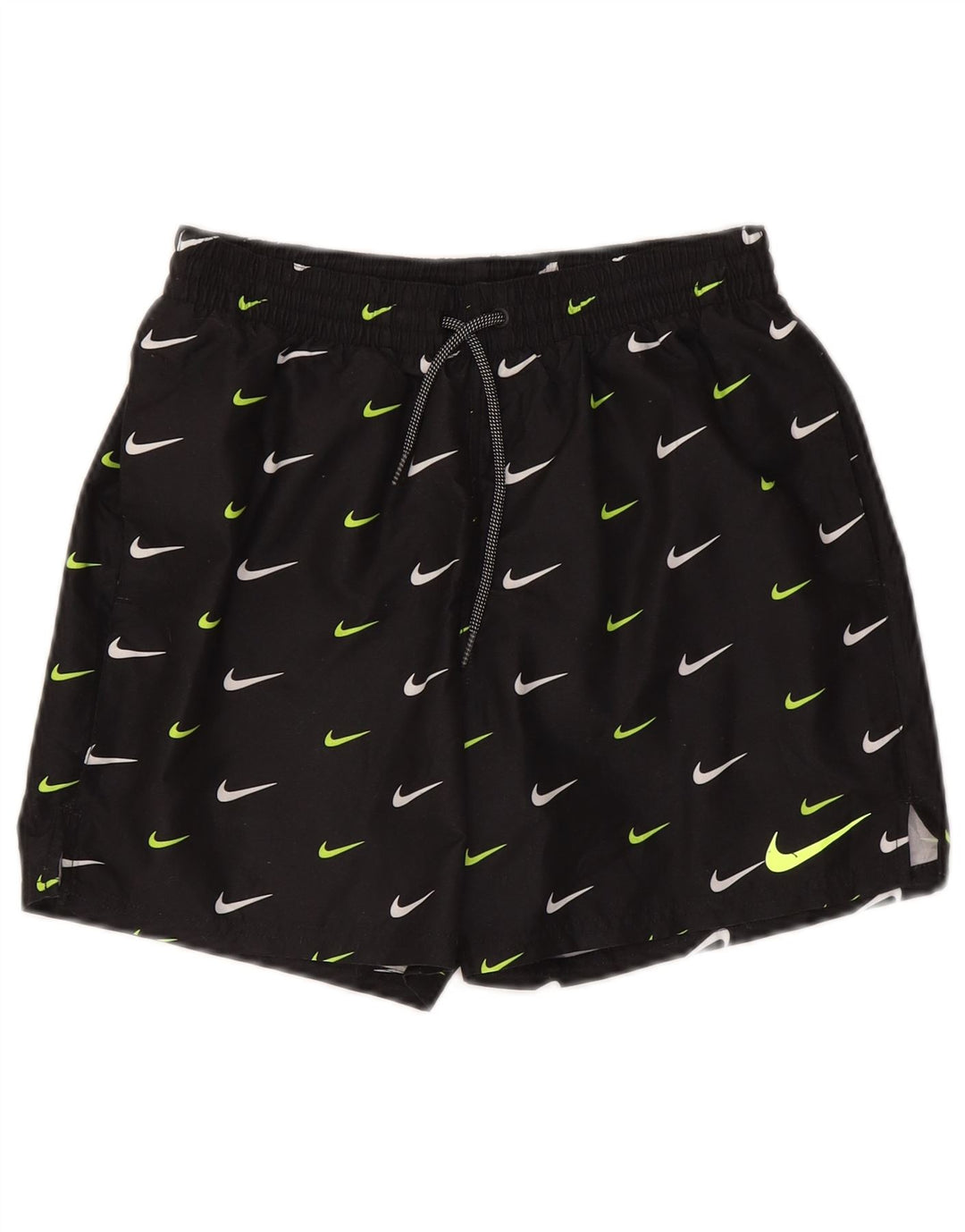 Мужские спортивные шорты с рисунком Nike, маленькие черные, из полиэстера