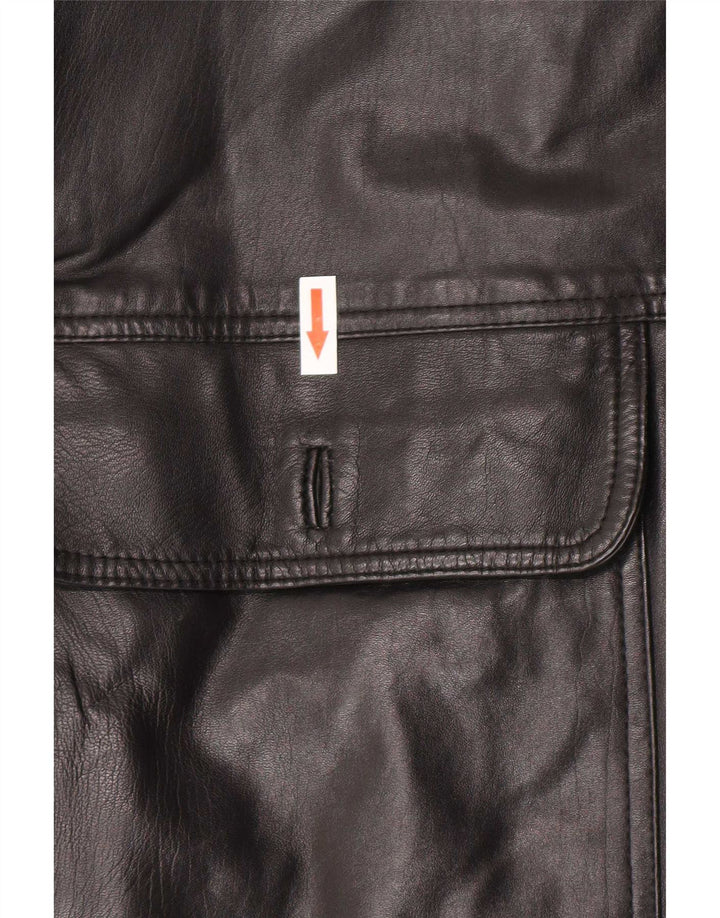 Мужская кожаная куртка Fusaro IT 48 Medium Black