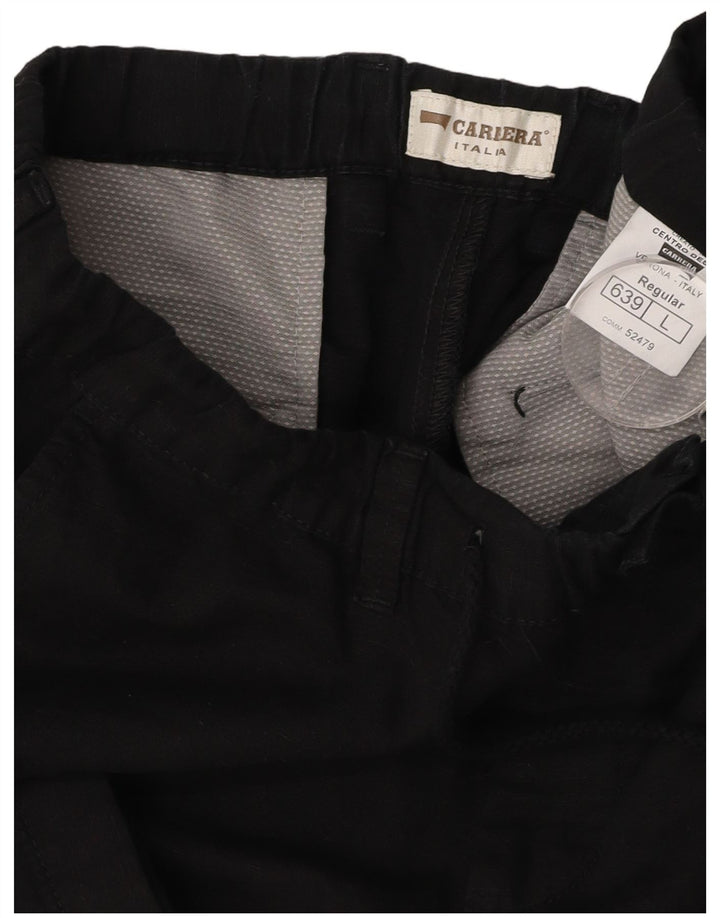 CARRERA Мужские шорты чинос VERONA, большие W36, черные, хлопок