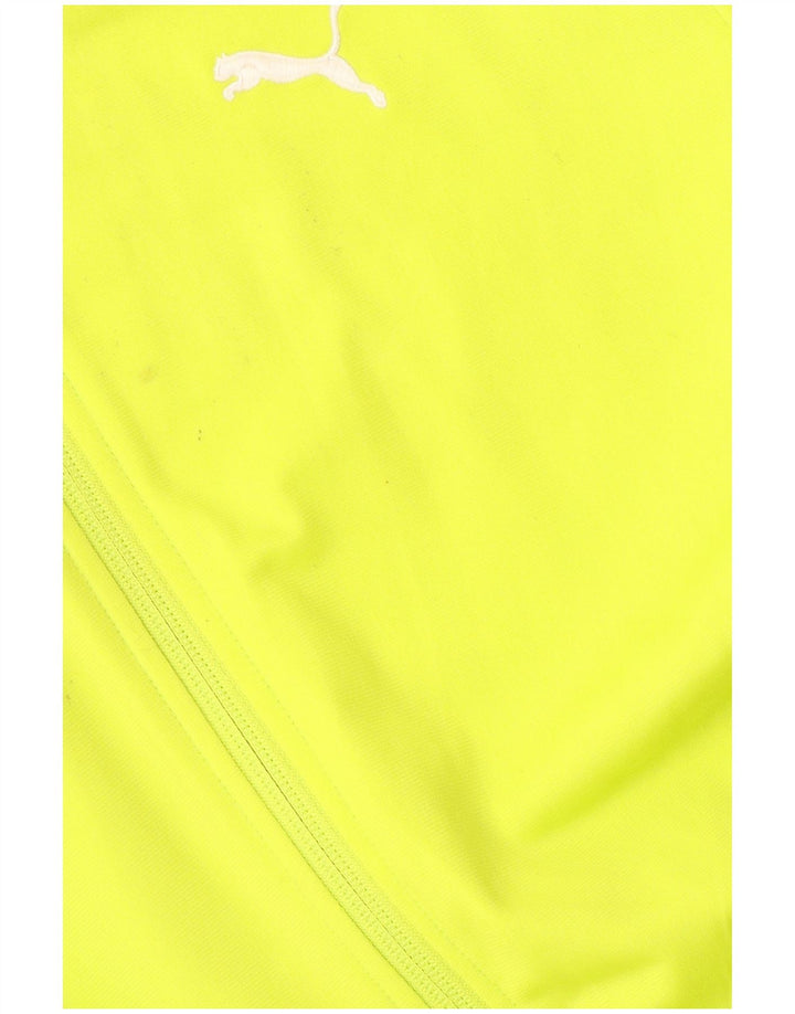 Спортивный костюм PUMA для мальчиков, верхняя куртка 15–16 лет, зеленый полиэстер с цветными блоками