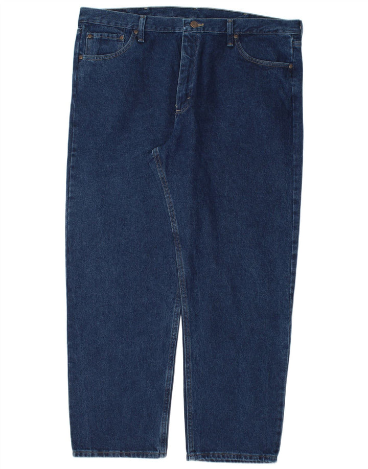 Мужские прямые джинсы Wrangler W40 L30 темно-синие, хлопок