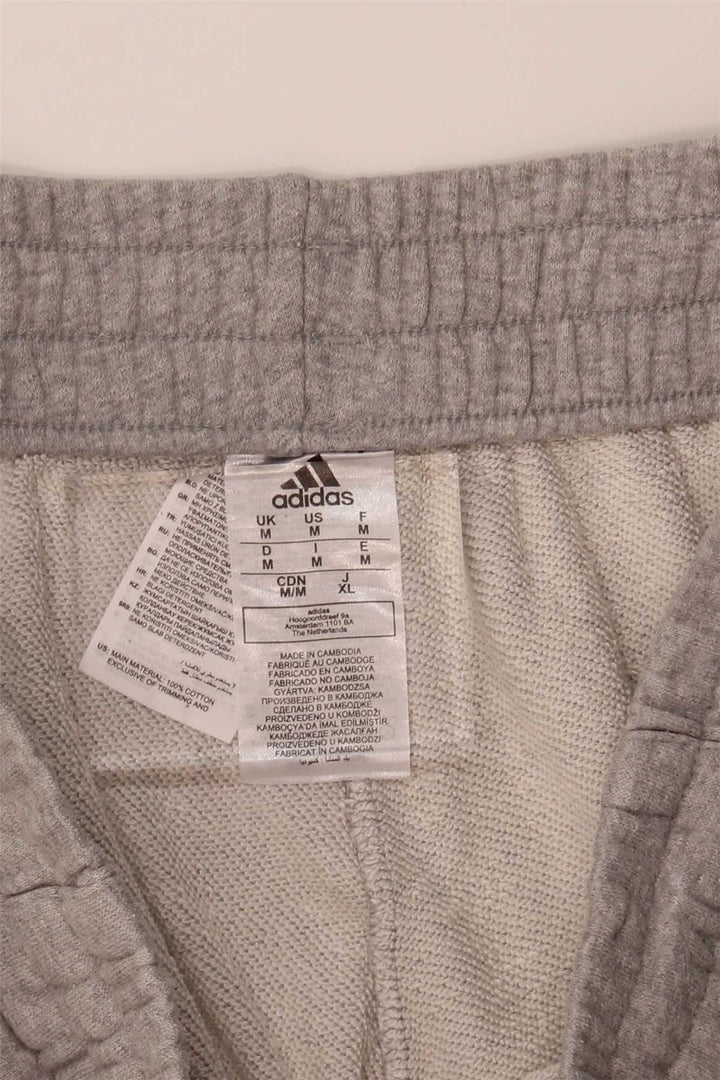 ADIDAS Mens Graphic Tracksuit Trousers Joggers Medium Grey Cotton