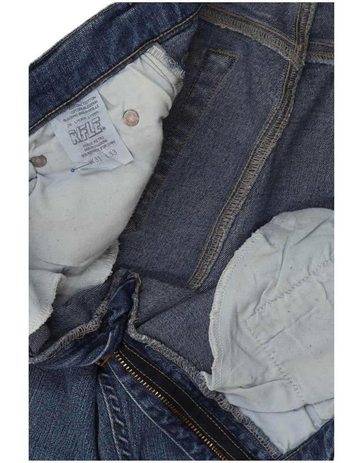 Женские джинсы Bootcut с винтовкой W31 L33, темно-синие, хлопок