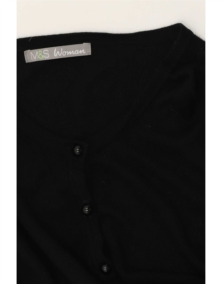 Женский кардиган Marks & Spencer UK 16, большой черный