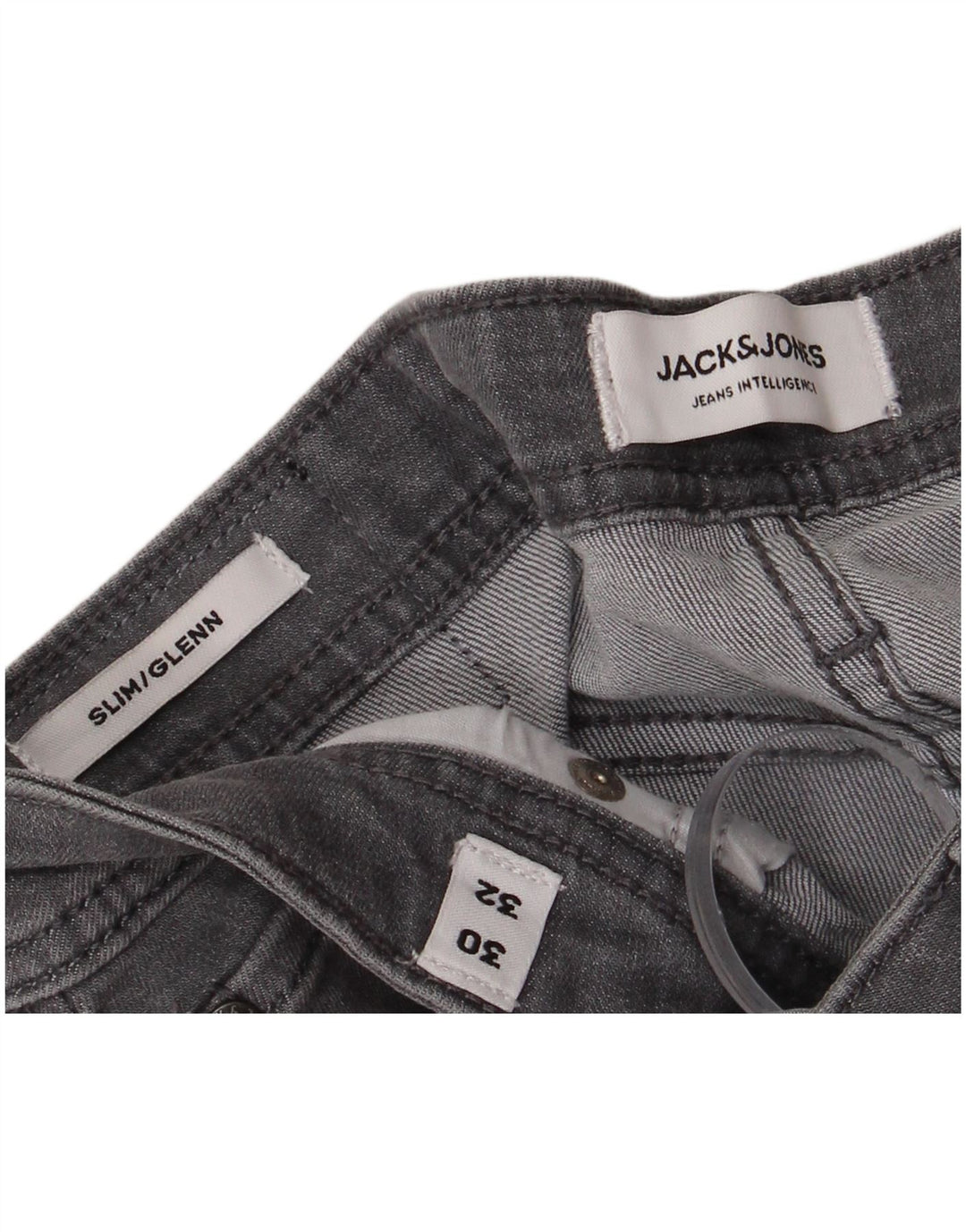 Мужские зауженные джинсы JACK & JONES GLENN W30 L32, серый хлопок