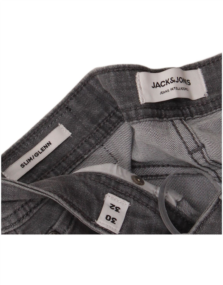 Мужские зауженные джинсы JACK & JONES GLENN W30 L32, серый хлопок