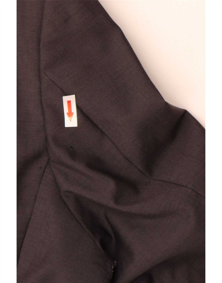 Hugo Boss Мужской пиджак с 2 пуговицами EU 58 4XL Серый Классический из натуральной шерсти