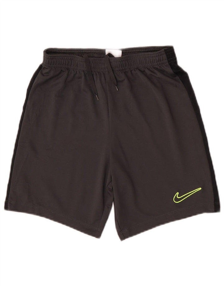 Спортивные шорты Nike для мальчиков 10–11 лет, средний черный, полиэстер с цветными блоками