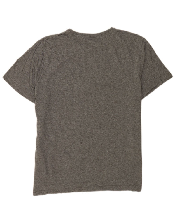 Puma Mens Graphic T-Shirt Top 2XL Grey Flecked Cotton