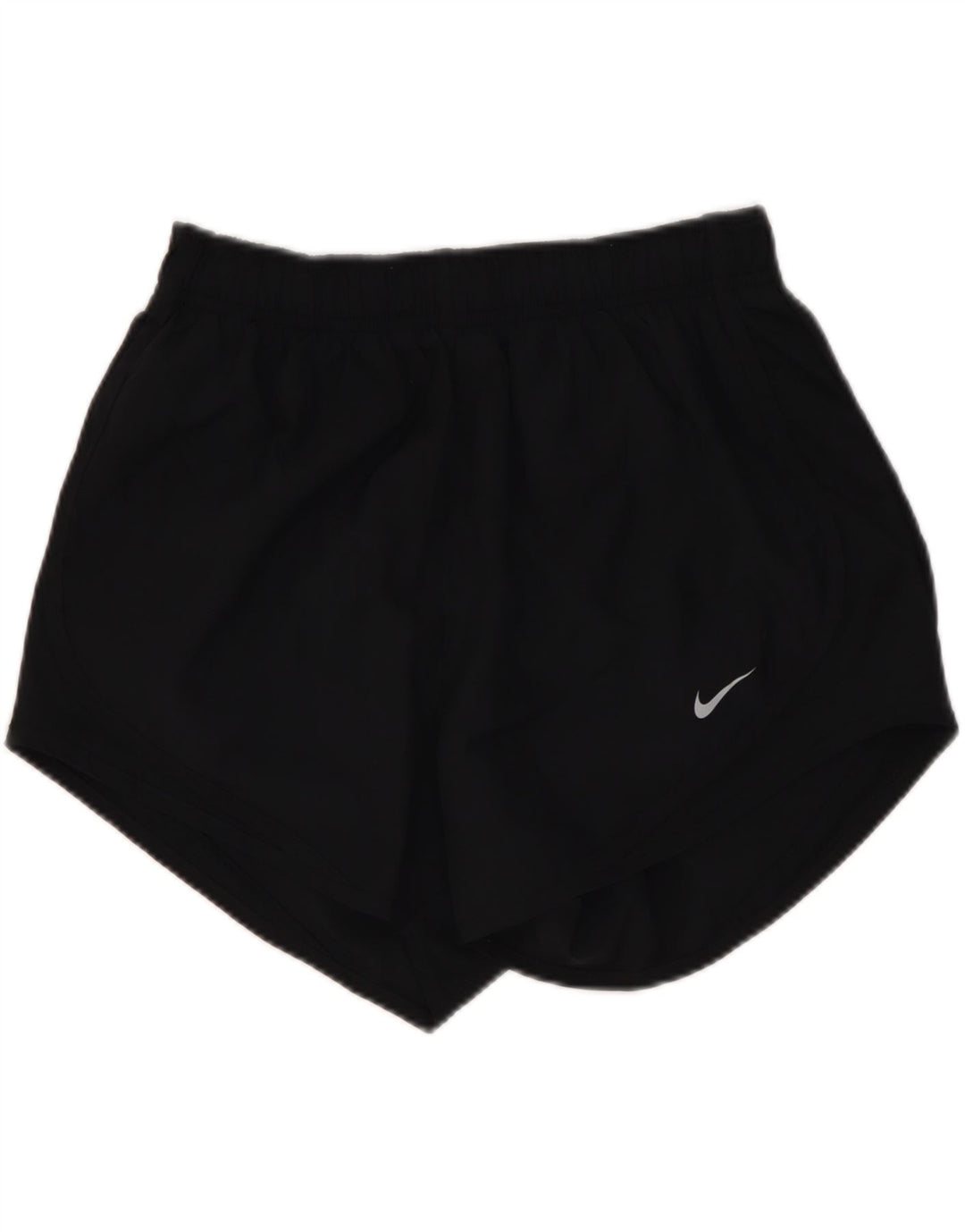 Женские спортивные шорты NIKE Dri Fit UK 10, маленькие черные из полиэстера