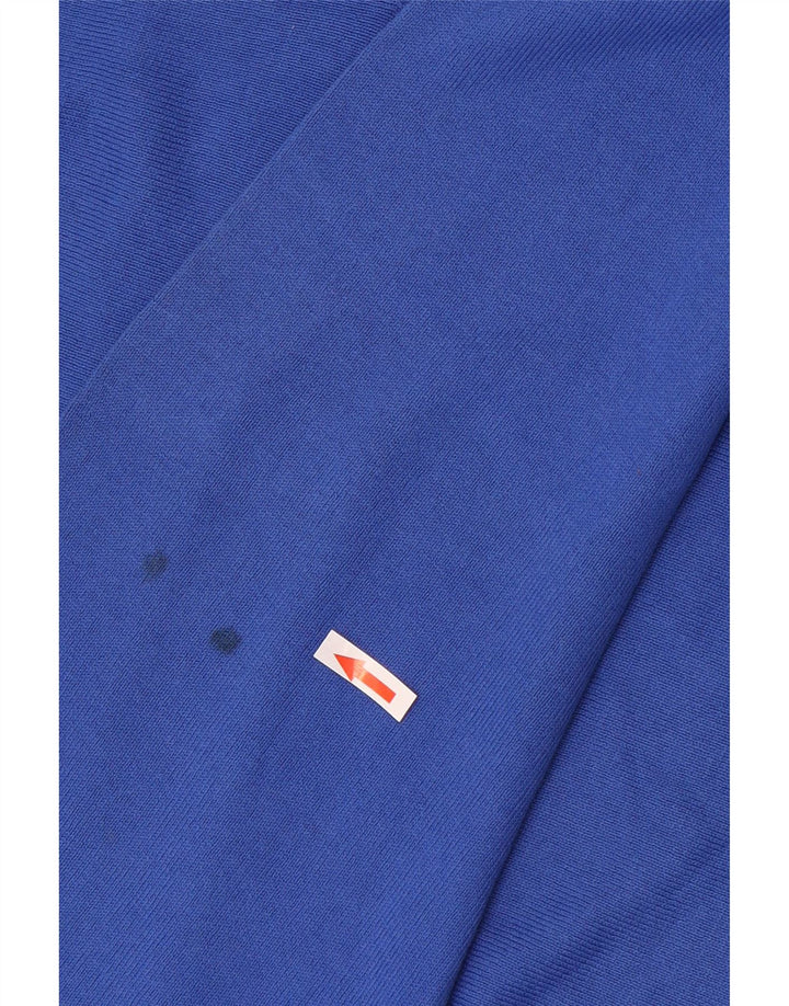 Мужской джемпер с v-образным вырезом Zara XL, синий хлопок