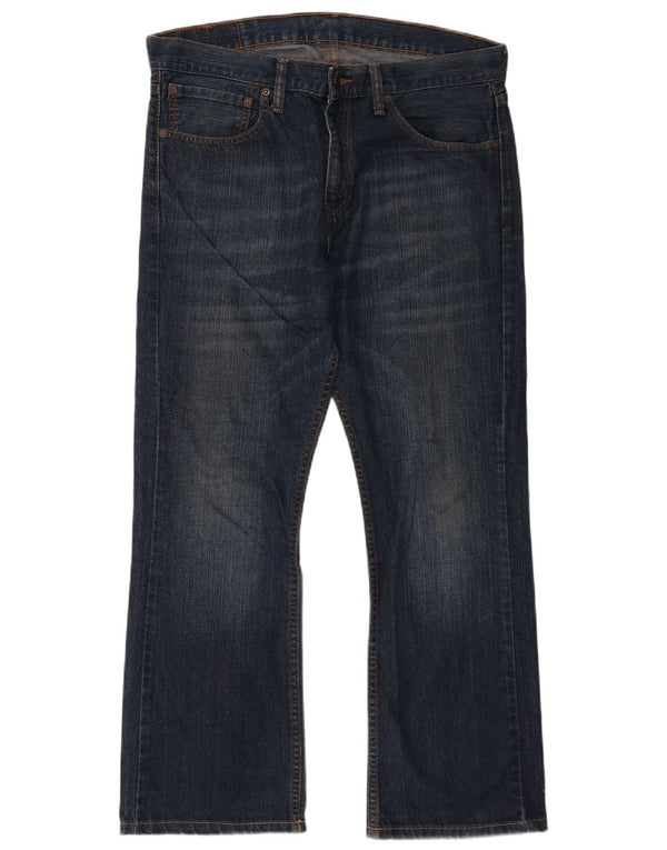Мужские джинсы Levi's 527 Bootcut W34 L30 Темно-синие, хлопок
