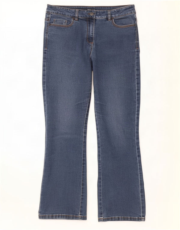 Женские джинсы Bootcut M&Co UK 12, средние W30 L28, синие, хлопок