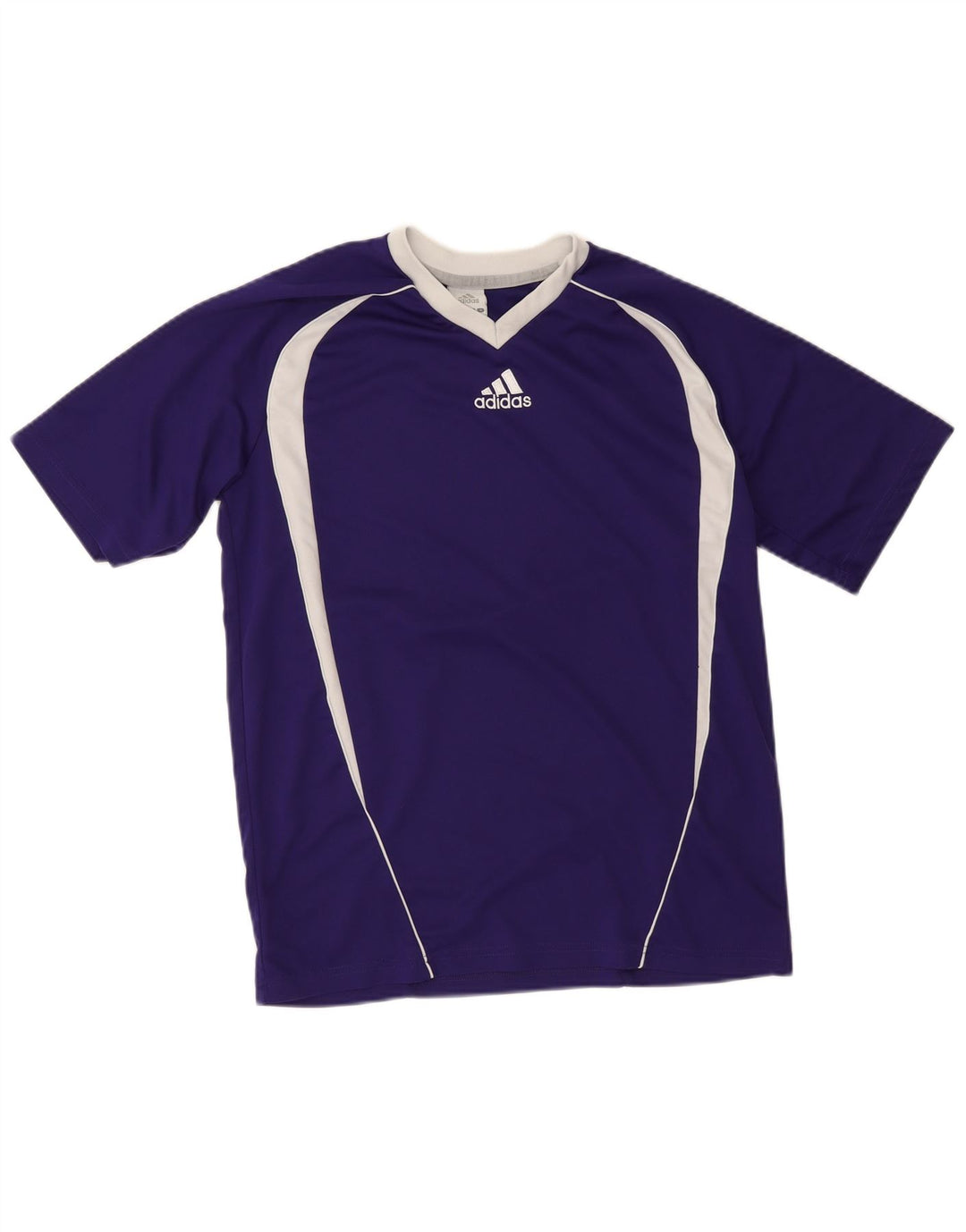 Мужская футболка Adidas Top Small Purple из полиэстера с цветными блоками