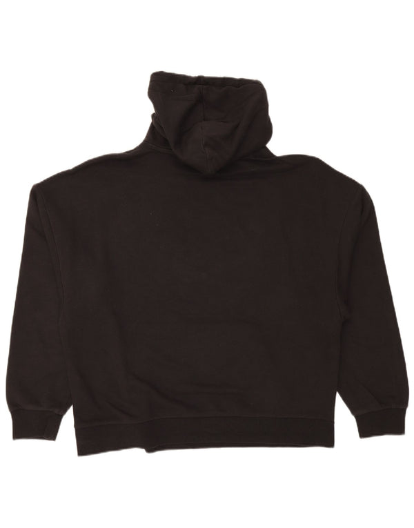 Женский джемпер с капюшоном PUMA UK 16, большой, черный, хлопок