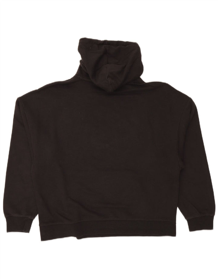 Женский джемпер с капюшоном PUMA UK 16, большой, черный, хлопок