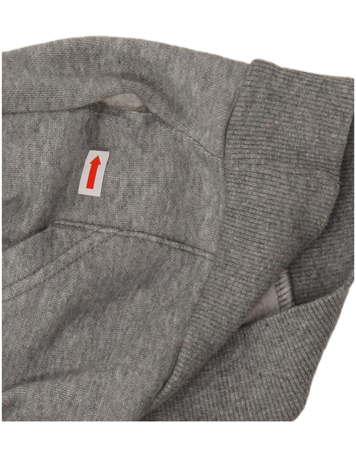 Толстовка с капюшоном PUMA для мальчиков 9-10 лет, серая