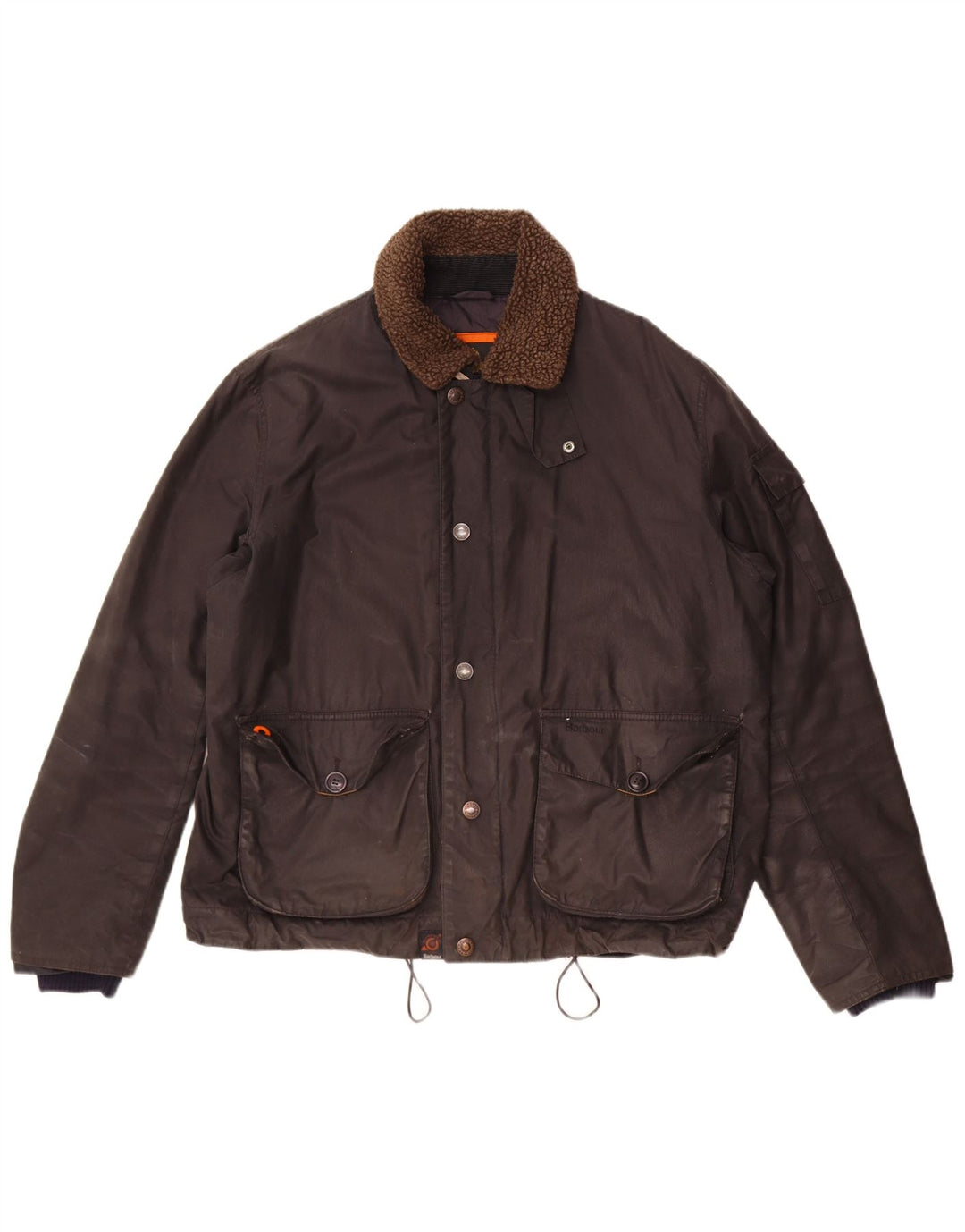 Мужская куртка Barbour из вощеного хлопка UK 42 XL, черный хлопок