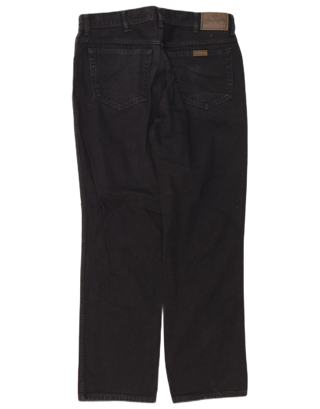 Мужские прямые джинсы Wrangler стандартного кроя W36 L32, черный хлопок