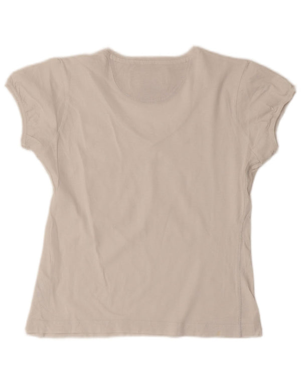 Укороченная футболка Champion Womens Heritage Classics Top UK 12, средний белый цвет