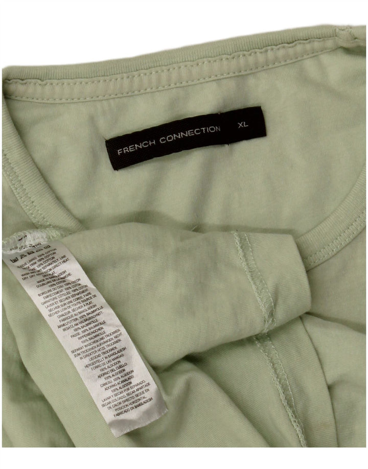 Мужская футболка French Connection Top XL, зеленый хлопок