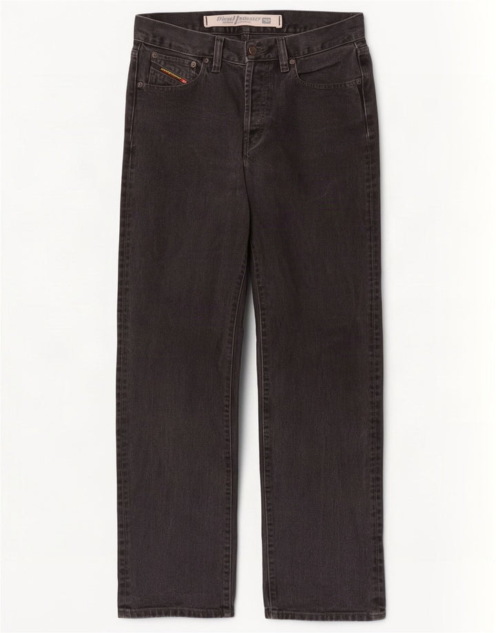 Мужские прямые джинсы Diesel W31 L31, черный хлопок