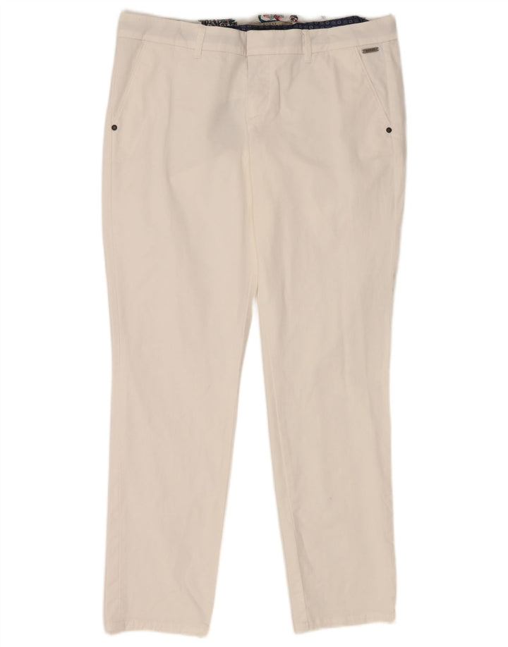 Женские брюки чинос Guess Berta Slim Fit W34 L29 белые