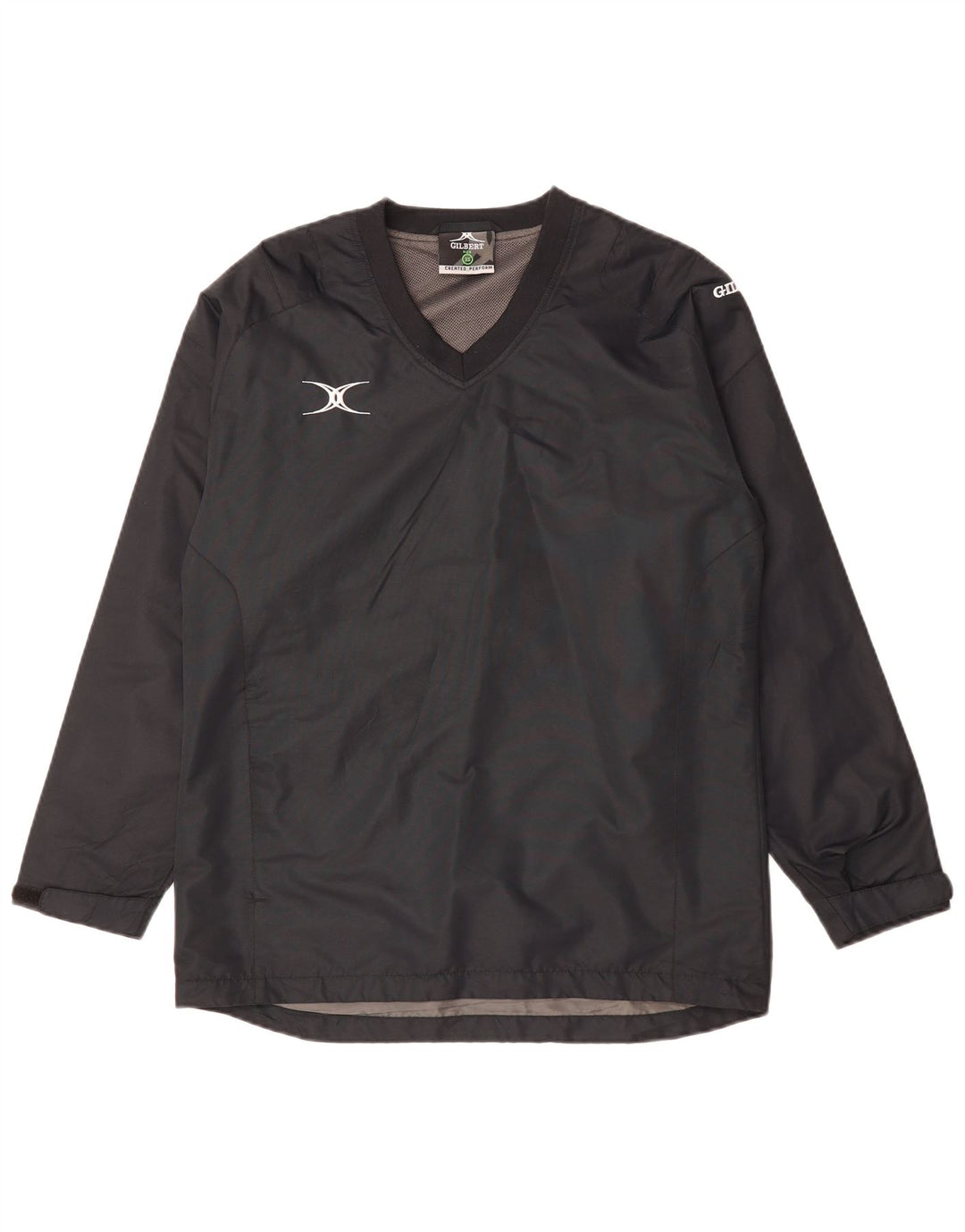 Мужская пуловер-ветровка VINTAGE UK 34 XS, серый полиэстер