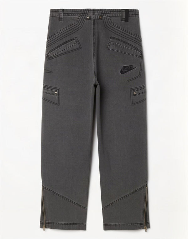 Женские свободные джинсы Nike UK 10, маленькие, серые, хлопковые, W32 L31