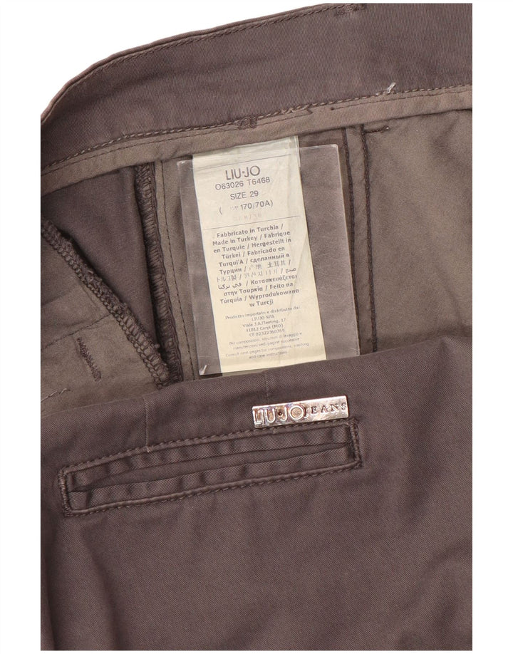LIU JO Женские узкие брюки чинос W29 L31 Серые